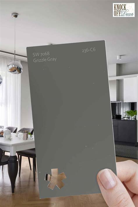 Sherwin Williams Grizzle Gray Review A Dark And Dramatic Charcoal