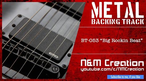 Melodic Heavy Metal Backing Track In Em Bt Youtube