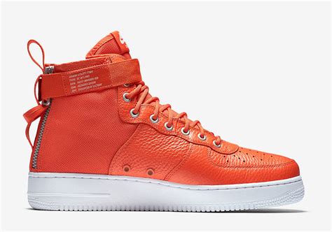 Nike SF AF1 Mid Team Orange 917753 800 Release Date SneakerFiles