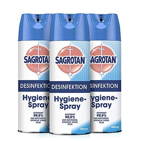 Sagrotan Desinfektion Hygiene Spray Aerosol Test Bewertung