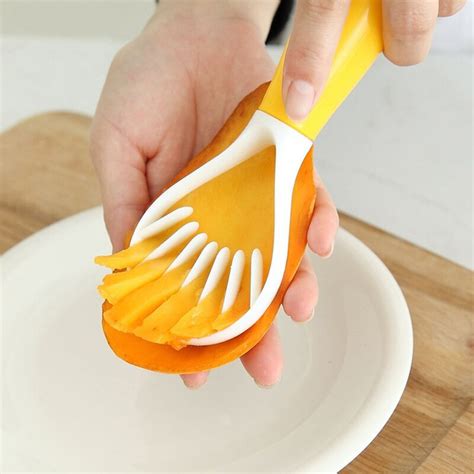 Ложка - слайсер для нарезки мякоти фруктов и овощей (дыни, киви ...