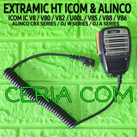 Sale Extra Mic Ht Icom Alinco Crx Crx Mic Ht Icom V V V U L