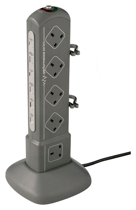 Masterplug Grey 10 Socket Surge Protected Extension Lead 2m Review