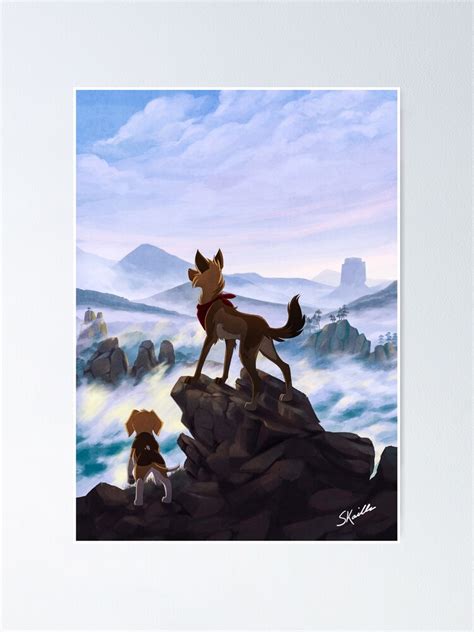 Wanderers Above The Sea Of Fog Poster By Skailla Redbubble