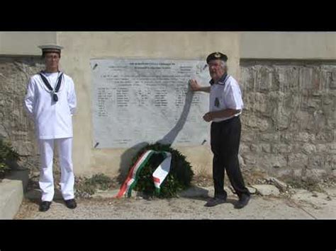 Cerimonia In Ricordo Del Sommergibile Veniero Affonfato 96 Anni Fa