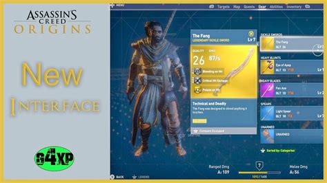 Assassins Creed Origins New Interface Youtube