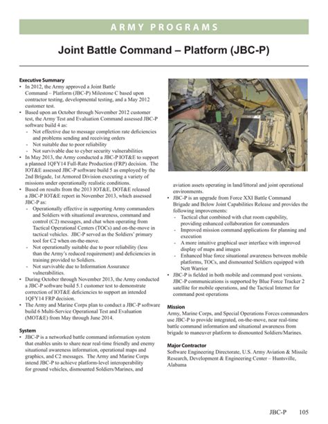 Joint Battle Command – Platform (JBC-P)