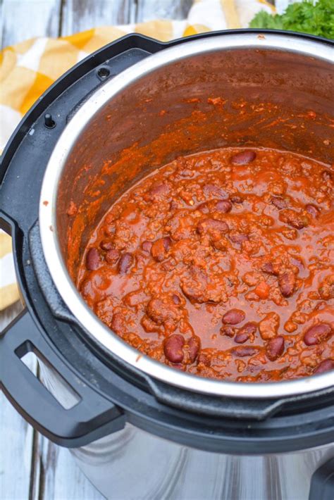 Instant Pot Chili - The Quicker Kitchen