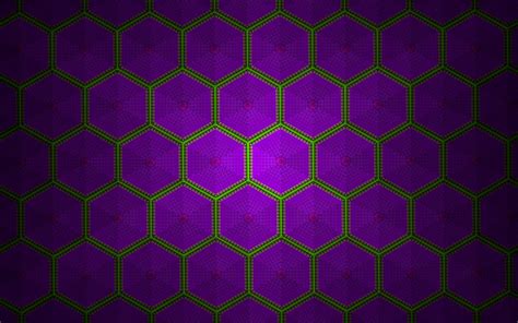 Purple And Green Hexagon By Mferis On Deviantart