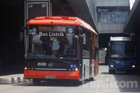 Foto Rencana Transjakarta Tambah 200 Armada Bus Listrik Tahun Ini