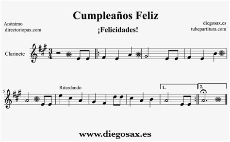 Cumpleaños Feliz Partitura