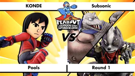 Peabnut C C C C Pools Winners Round Konde Mii Brawler Vs