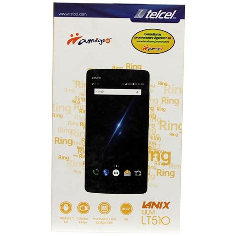 Smartphone Lanix Ilium Lt510 8GB Negro Telcel Bodega Aurrera en línea