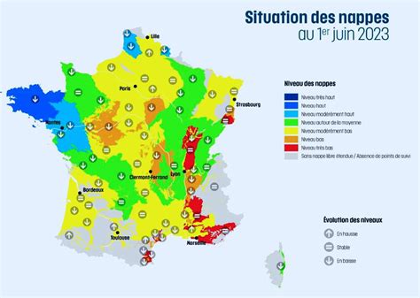 Sécheresse Les Deux Tiers Des Niveaux Des Nappes Phréatiques En