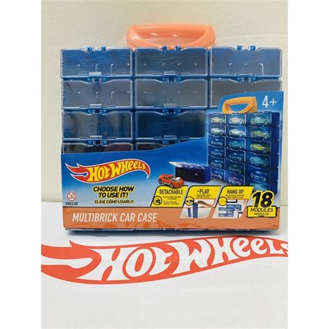 Original Hot Wheels Multibrick Car Case 18 Modules Shopee Malaysia