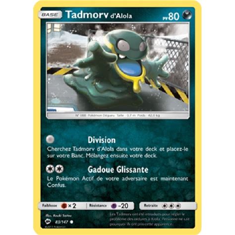 Tadmorv dAlola 83 147 SL3 Carte Pokémon commune neuve VF