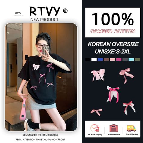 [mã Fadep0706 Giảm đến 30k đơn Từ 99k] 「rtvy」Áo Thun Cotton Ngắn Tay