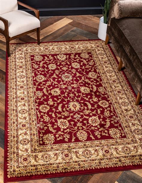 Red 8 X 10 Classic Agra Rug IRugs UK