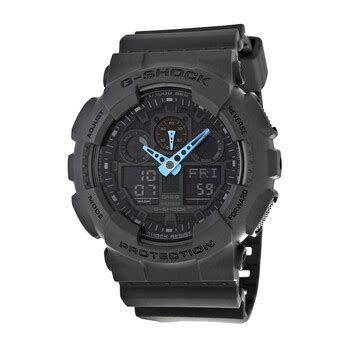 Casio G Shock Black Resin Strap Men S Watch GA100 1A4 079767443924