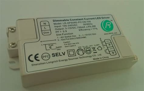 9W Dimmable LED Driver Constant Current 700mA 1 10VDC Dim AC Push Dim