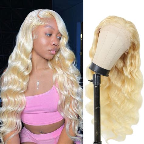 Shuqish 613 Lace Front Wig Human Hair Body Wave 13x6 Lace