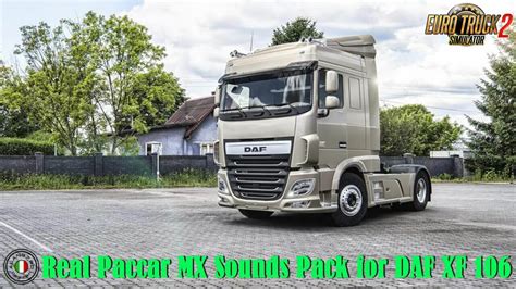 Real Paccar Mx Sounds Pack For Daf Xf V X