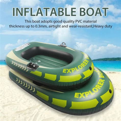 PVC Barco Infl Vel Para Pessoa Individual Ou Dupla Barco A Motor De