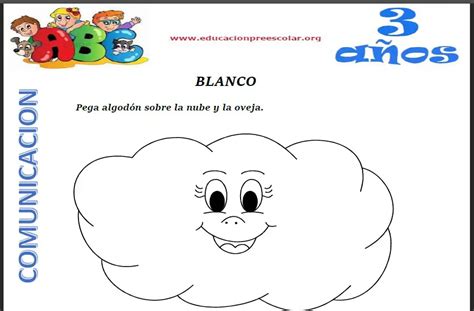 El Color Blanco Para Niños De 3 Años — Educación Preescolar