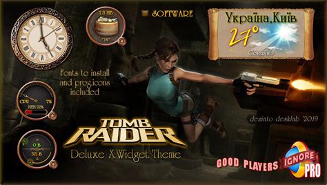 Tomb Raider Xwidget Theme By Dezinto On Deviantart