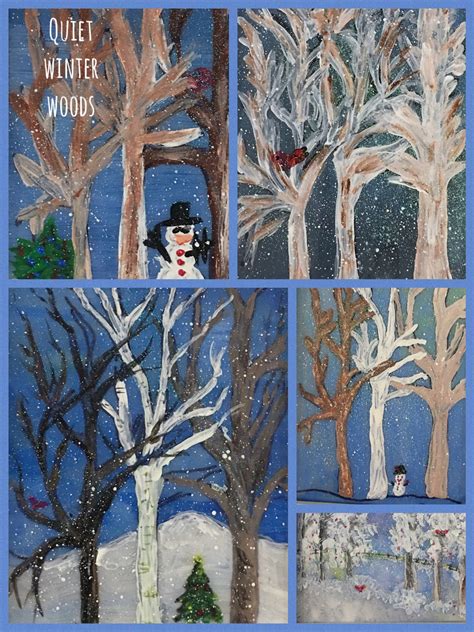 Pin By Library Arts On Best Crafts For Teens Winter Art Lesson Kindergarten Art Projects