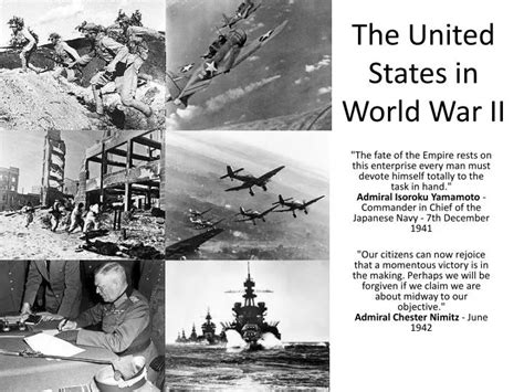 Ppt The United States In World War Ii Powerpoint Presentation Free