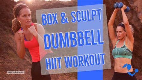 40 Minute Box Sculpt Dumbbell HIIT Workout For Full Body Strength