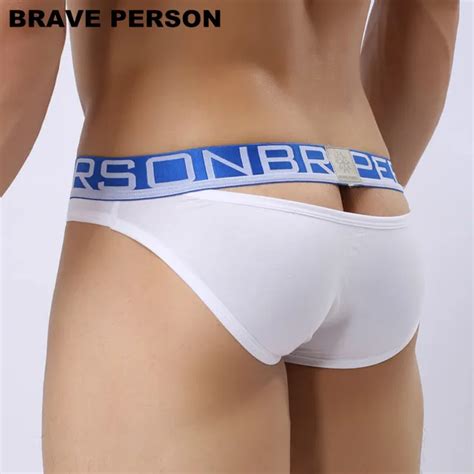 BRAVE PERSON Men S Hollow Rear Bikini Briefs