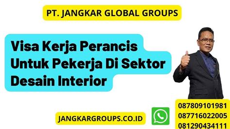 Visa Kerja Perancis Sebagai Desain Interior Jangkar Global Groups