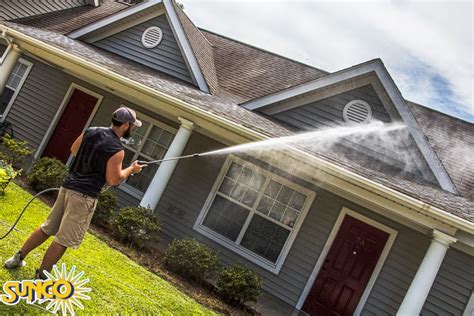 Pressure Washing Vinyl Siding Sunco Exterior Solutions