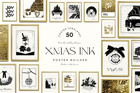 Xmas Ink Poster Builder