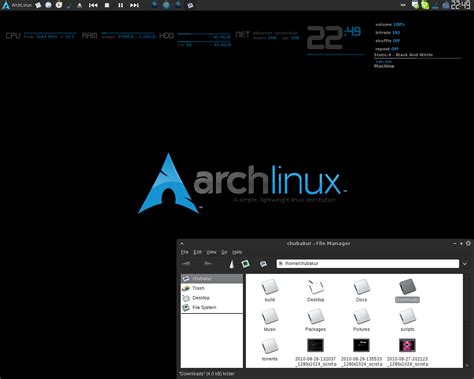 Arch Xfce — Скриншоты — Галерея