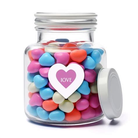 Premium Photo Lovefilled Candy Jar Wedding Favors