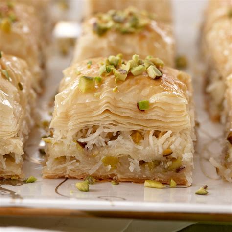 Coconut and Pistachio Baklava Recipe | Epicurious