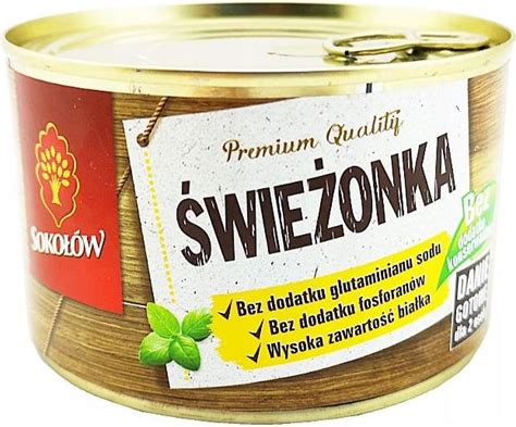 Sokołów Świeżonka Konserwa Wieprzowina Puszka 400g Ceny i opinie