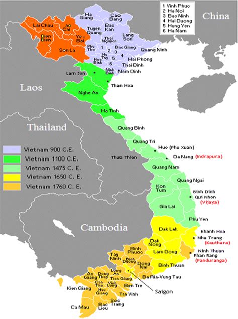 Map Of Regions Of Vietnam Vietnam Destination And Travel Off