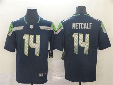 Seattle Seahawks Dk Metcalf Blue Vapor Limited Jersey Seahawks Vub