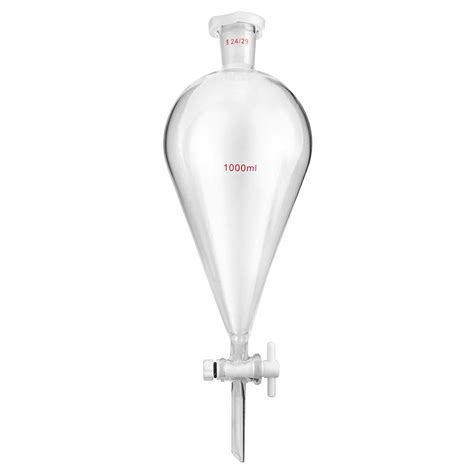 Qwork Imbuto Separatore Conico In Vetro Borosilicato Con Giunti E