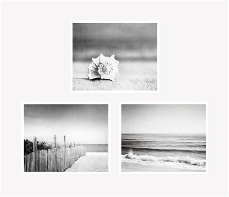 Black and White Beach Photos | Black and White Art Sets – Carolyn ...