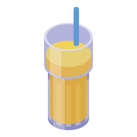 Juice Glass Icon Isometric Style 15849465 Vector Art At Vecteezy