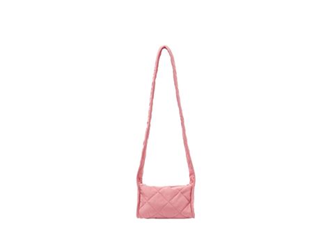 SASOM กระเปา COS Mini Diamond Quilted Crossbody Bag Pink เชคราคาลาสด