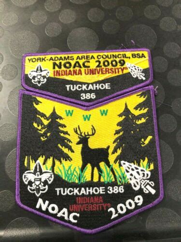 OA TUCKAHOE LODGE 386 2009 NOAC TWO PIECE SET EBay