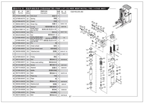 Heli Ac Electric Reach Truck H Series T T Operation Service