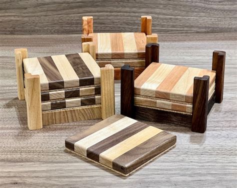 Personalized Wood Coasters Wood Coasters Cherry Wood Coasters Maple Wood Coasters Walnut Wood ...