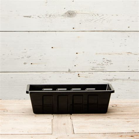 Mahoney S Garden Centers Poly Pro Flower Box Liner Black